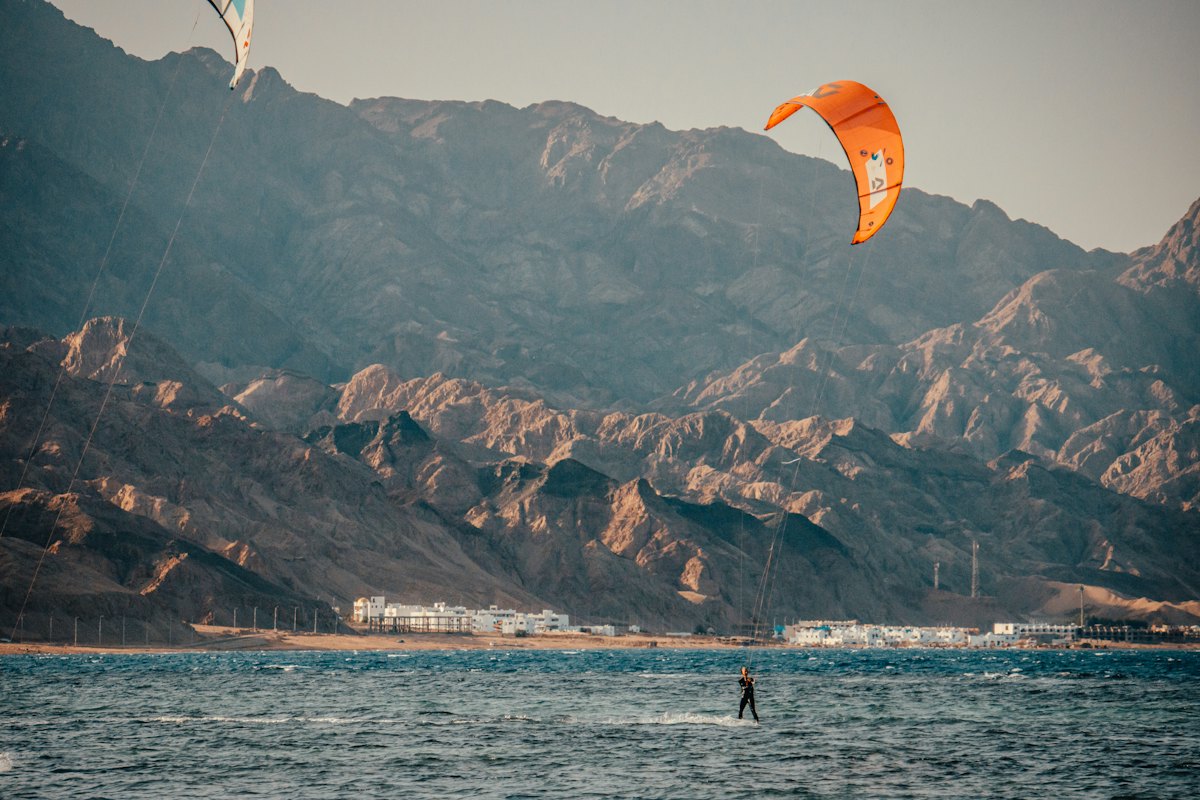 Kitesurfing in Dahab