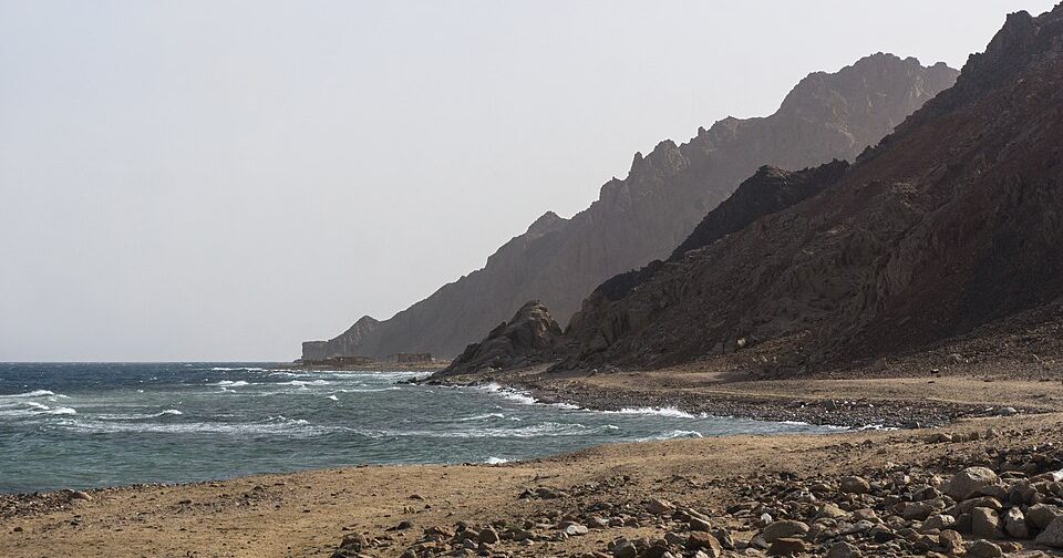 Coastal scenery at Ras Abu Galum